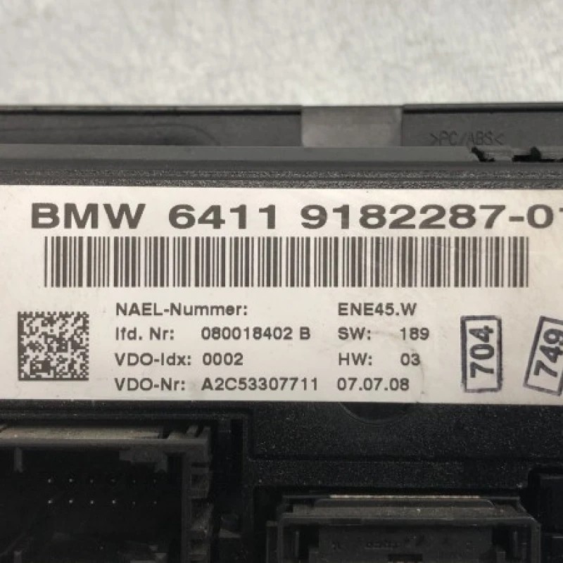 Panou climatronic / BMW Seria 3 E91 2008 / Climatizare