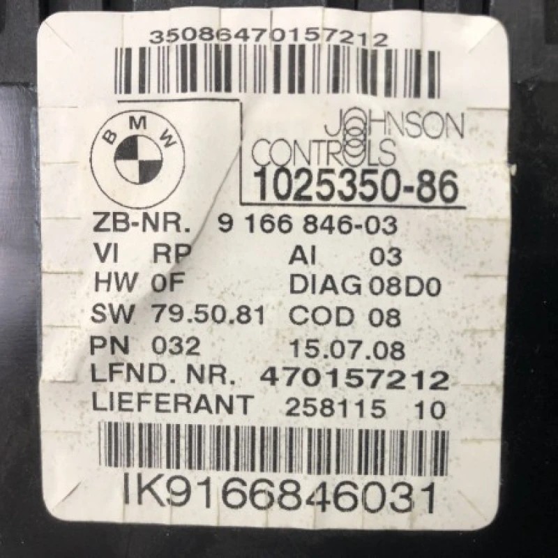Ceas bord / BMW Seria 3 E91 2008 / Audio si electronice