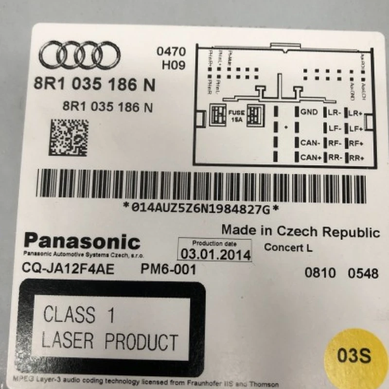 Radio CD / Audi A4 B8 facelift 2014 / Audio si electronice
