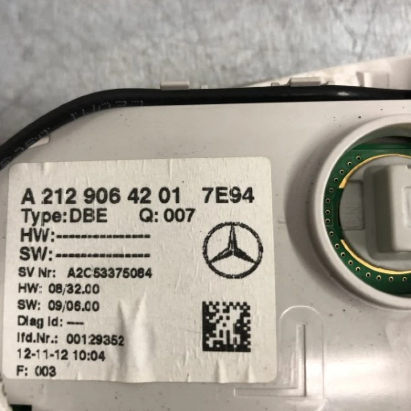 Lampa plafon / Mercedes-Benz E Class W212 2010 / Interior