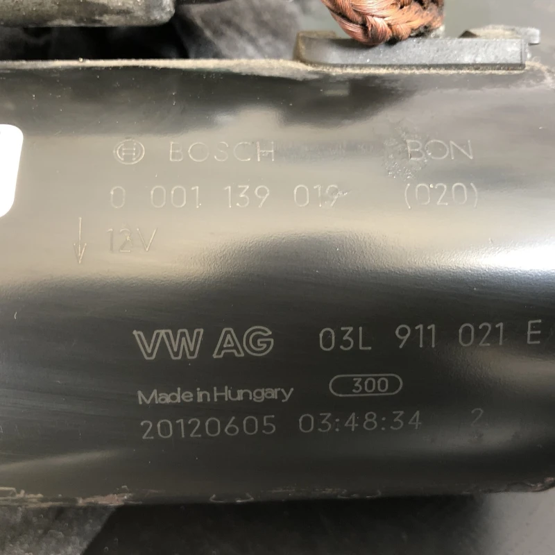 Electromotor demaror / Audi A4 B8 2013 / Motor, racire si evacuare