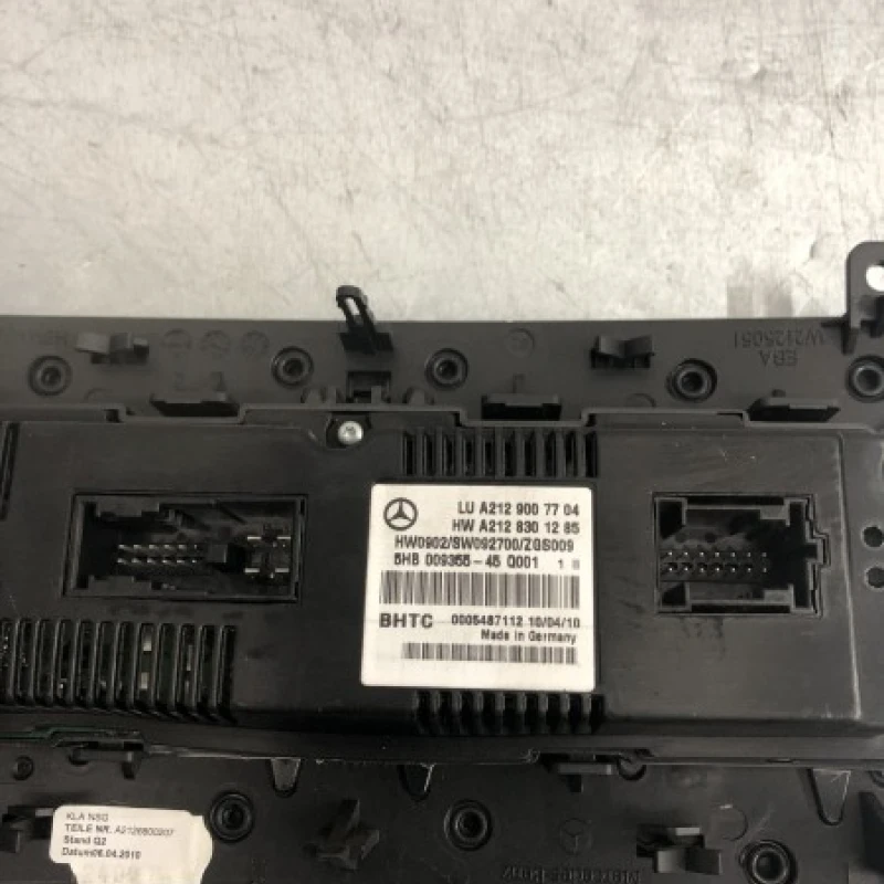 Panou climatronic / Mercedes-Benz E Class W212 2010 / Climatizare