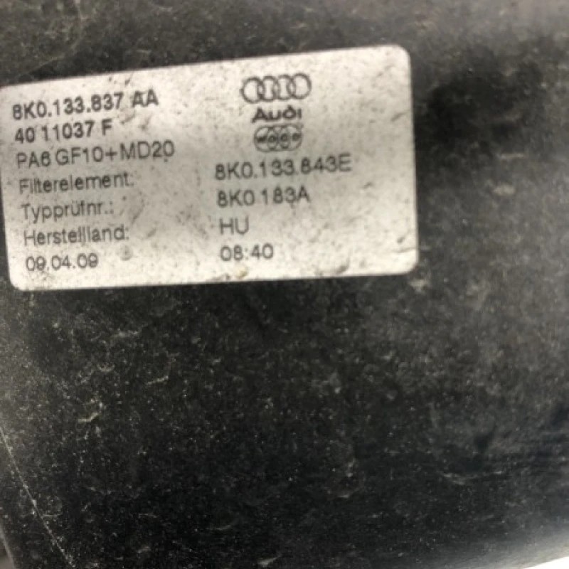 Carcasa filtru aer / Audi A4 B8 2010 / Motor, racire si evacuare