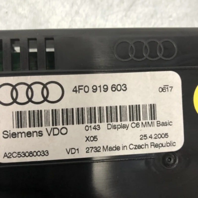 Ecran Display Navigatie MMI / Audi A6 C6 2008 / Audio si electronice