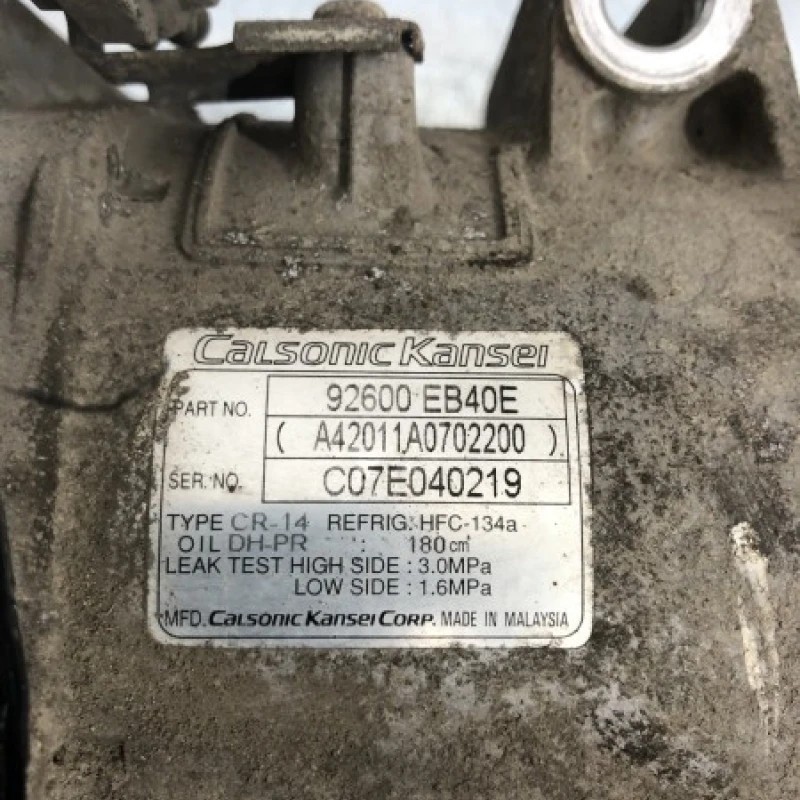 Compresor clima / Nissan Navara D40 2009 / Climatizare