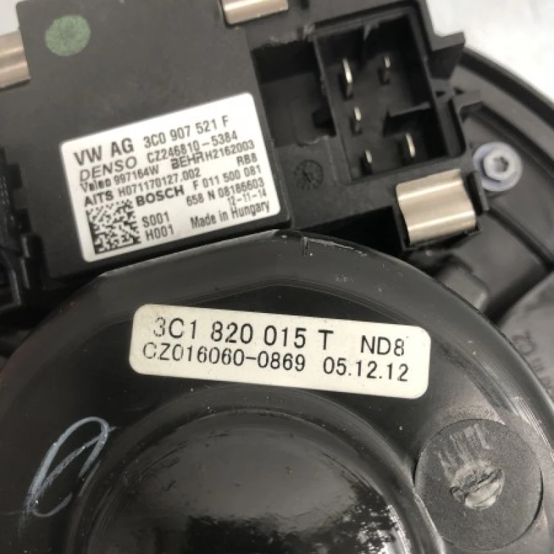 Ventilator aeroterma bord / Volkswagen Passat B7 2013 / Climatizare