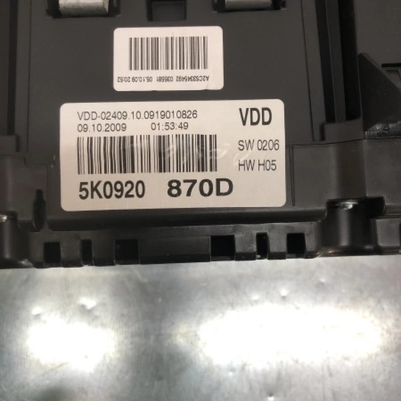 Ceas bord / Volkswagen Golf MK6 2010 / Audio si electronice
