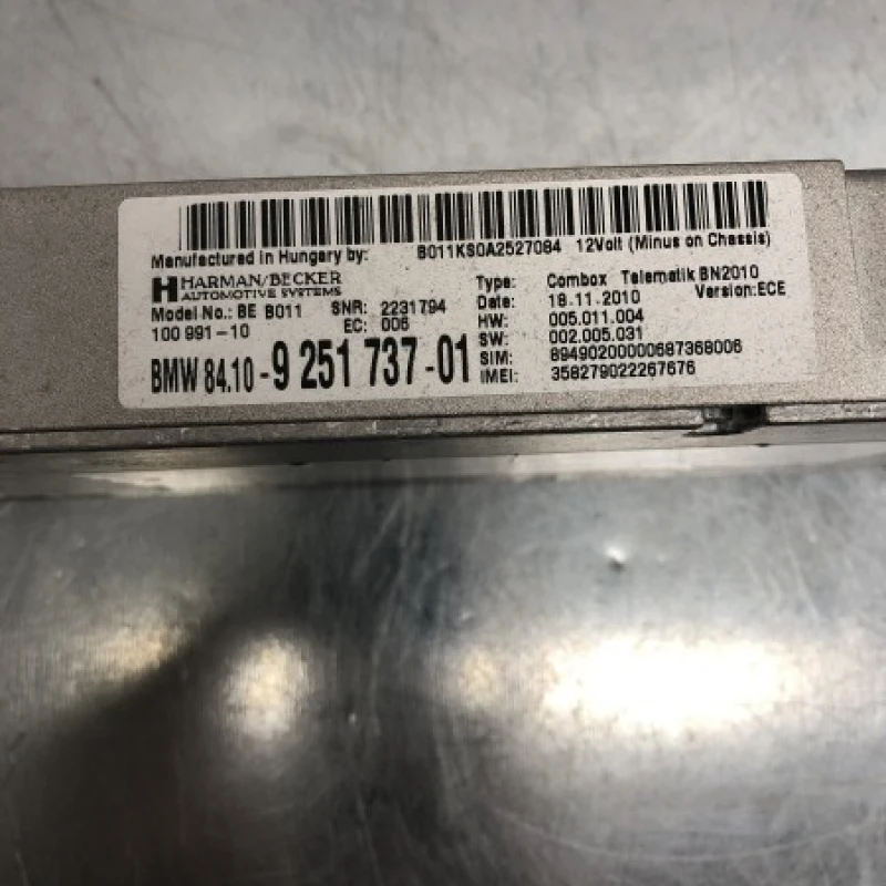 Modul combox / BMW Seria 5 F11 2013 / Audio si electronice