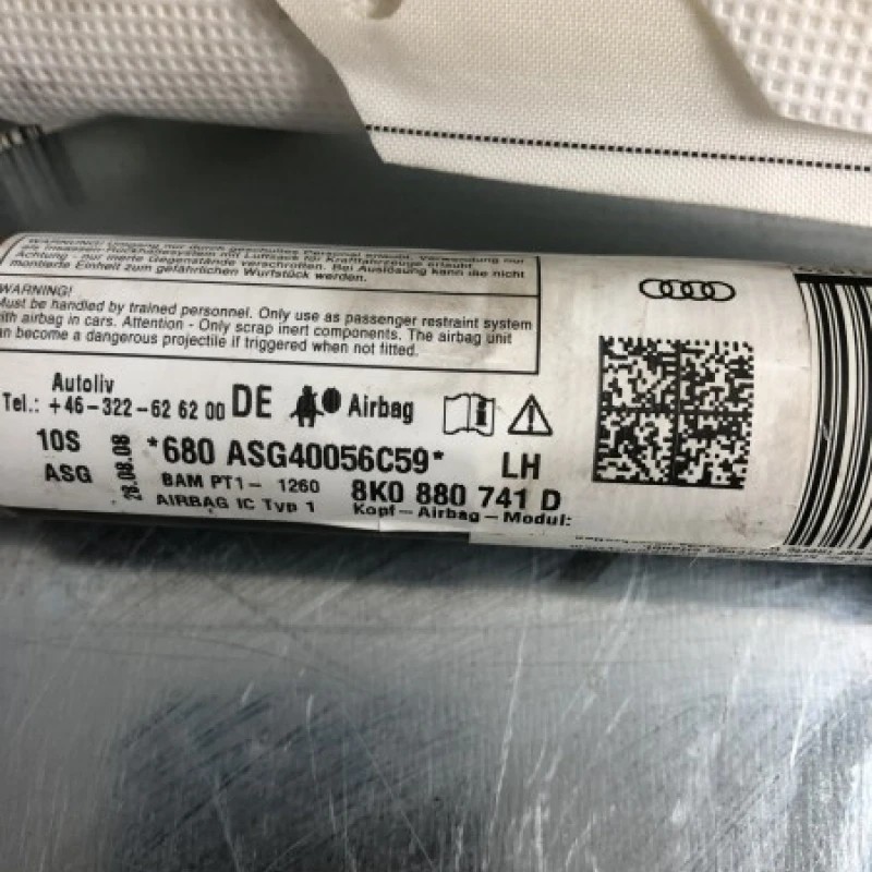Airbag cortina stanga / Audi A4 B8 2010 / Interior
