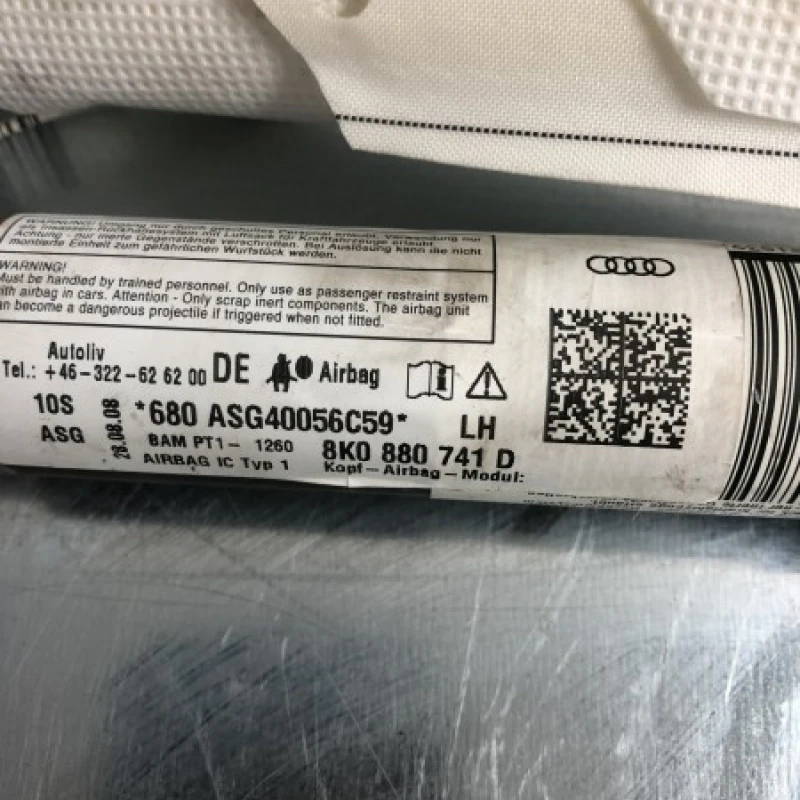 Airbag cortina stanga / Audi A4 B8 2010 / Interior