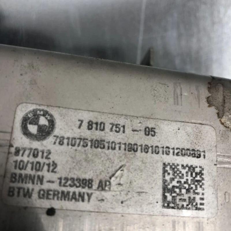 Racitor gaze egr / BMW Seria 5 F11 2011 / Motor, racire si evacuare