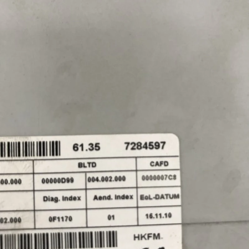 Calculator Modul HKL portbagaj soft close / BMW Seria 7 F01 2011 / Audio si electronice