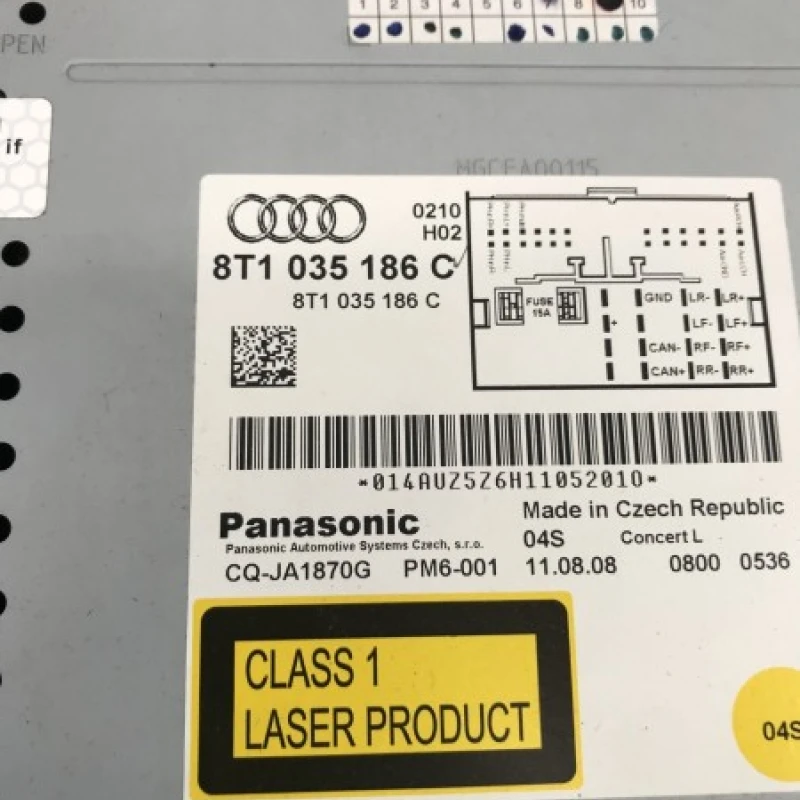 Radio CD concert / Audi   2010 / Audio si electronice