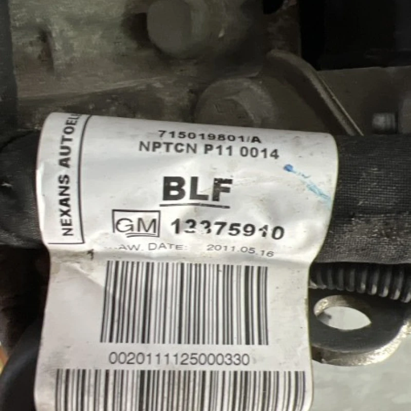 Instalatie electrica motor / Opel Zafira C 2012 / Motor, racire si evacuare
