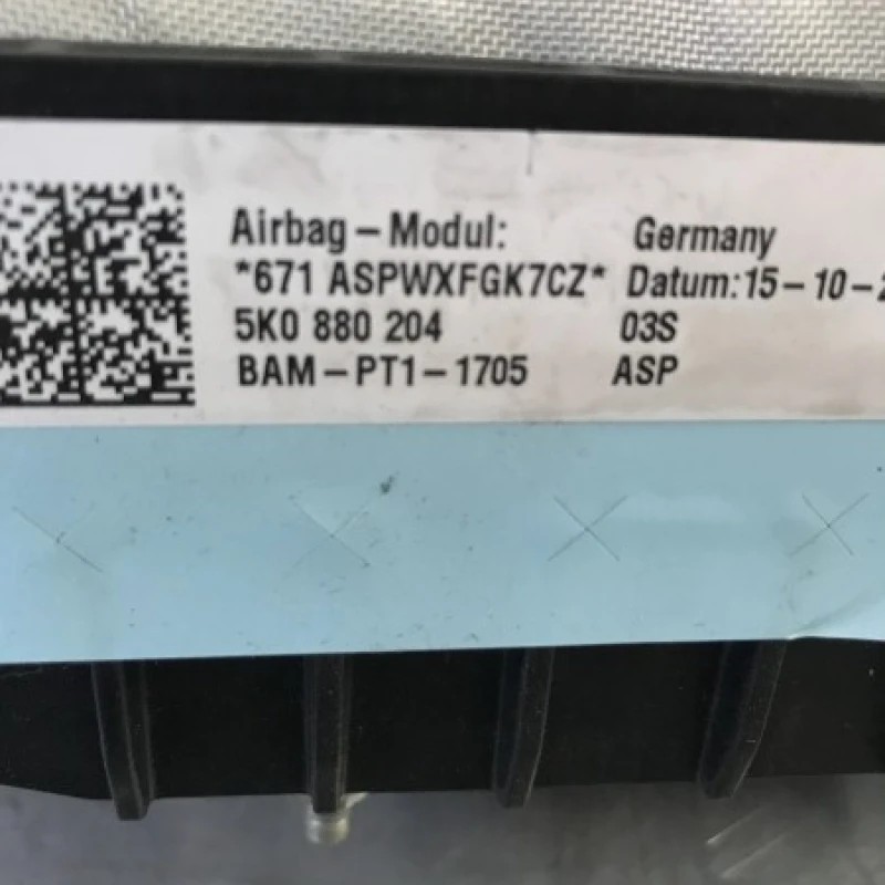 Airbag pasager / Volkswagen Golf MK6 2010 / Interior