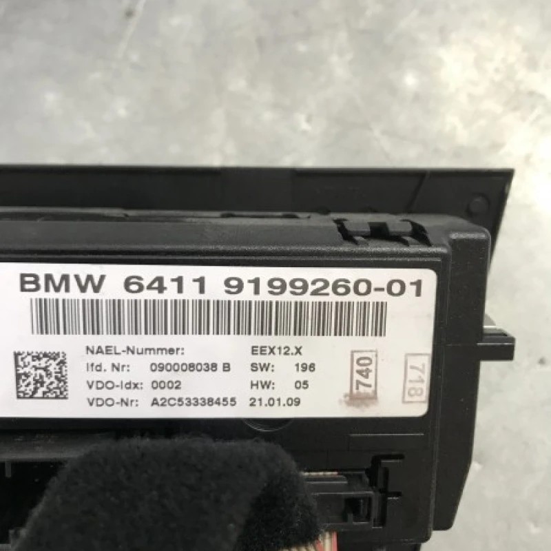 Panou climatronic / BMW Seria 3 E91 LCI 2009 / Climatizare