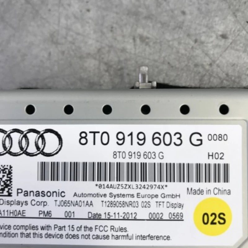 Ecran display multimedia / Audi A4 B8 facelift 2013 / Audio si electronice