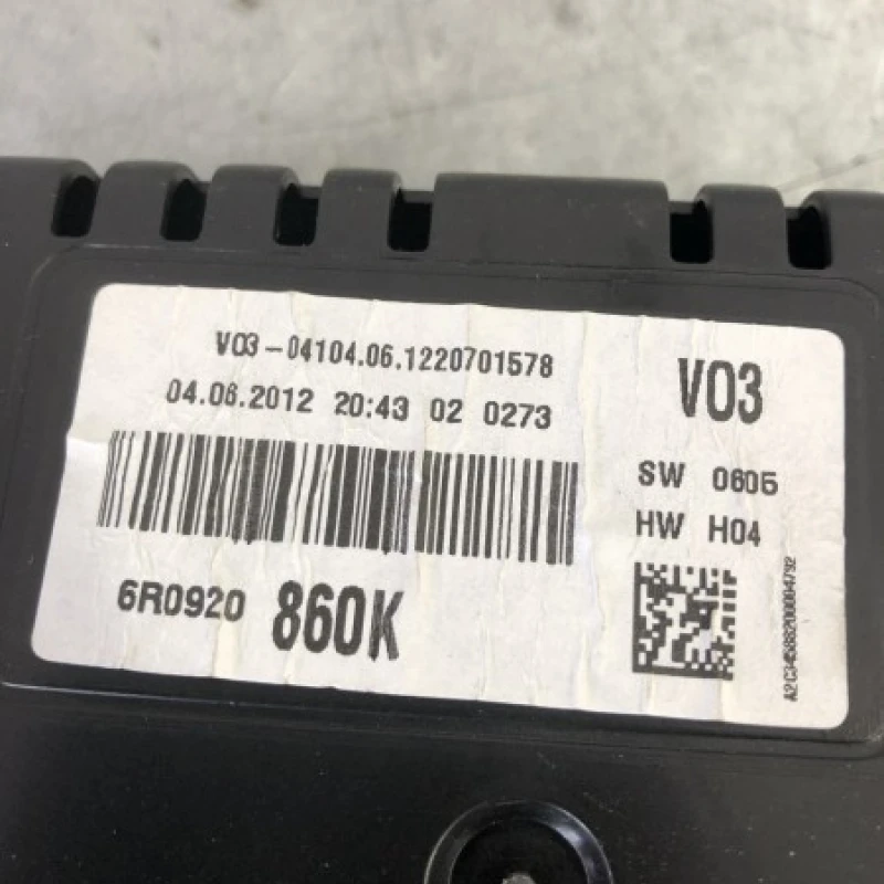 Ceas bord / Volkswagen Polo 6R 2013 / Audio si electronice