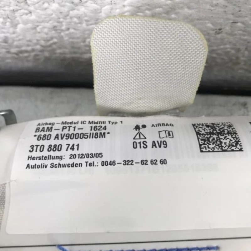 Airbag cortina stanga / Skoda Superb II 3T 2012 / Interior