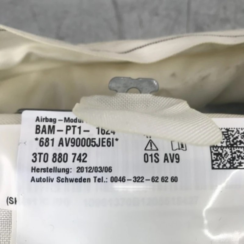 Airbag cortina dreapta / Skoda Superb II 3T 2012 / Interior
