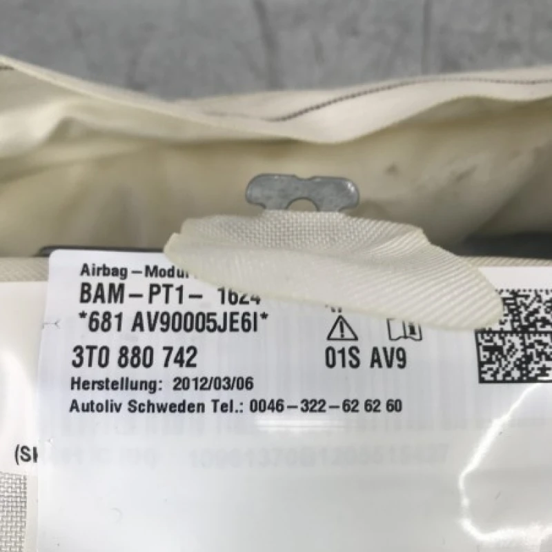 Airbag cortina dreapta / Skoda Superb II 3T 2012 / Interior