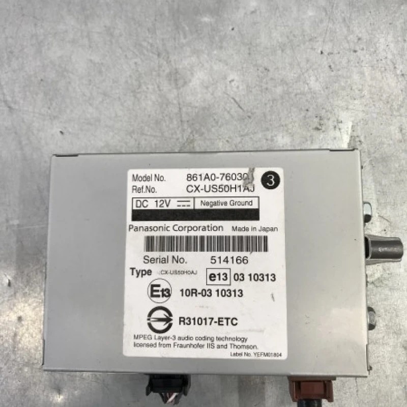 Modul audio / Lexus CT 200h CT 200h 2012 / Audio si electronice