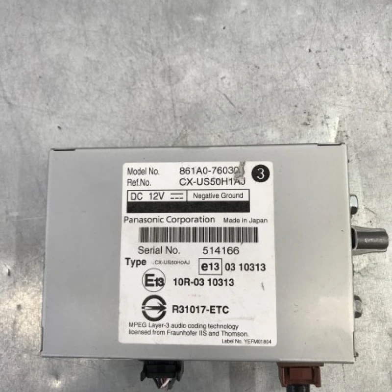 Modul audio / Lexus CT 200h CT 200h 2012 / Audio si electronice
