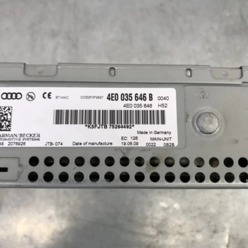 Unitate MMI sistem multimedia / Audi A6 C6 2010 / Audio si electronice