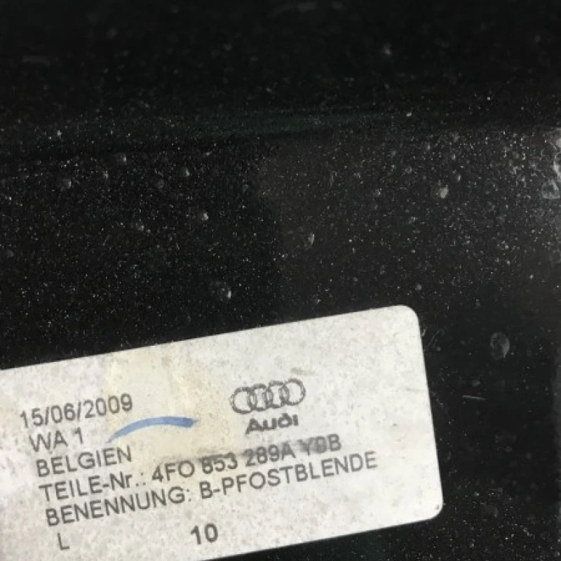 Ornament stalp mijloc stanga / Audi A6 C6 2010 / Caroserie, oglinzi si faruri