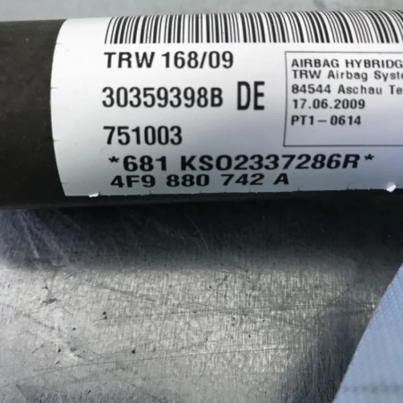Airbag cortina dreapta / Audi A6 C6 2010 / Interior