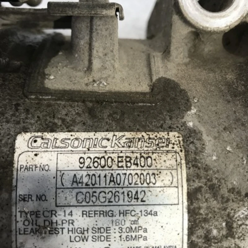 Compresor clima / Nissan Navara D40 2006 / Climatizare
