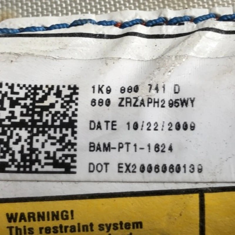 Airbag cortina stanga / Volkswagen Golf MK6 2010 / Interior