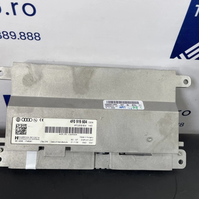 Display navigatie ecran / Audi A4 B8 2013 / Audio si electronice