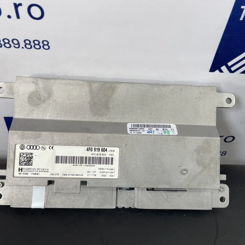 Display navigatie ecran / Audi A4 B8 2013 / Audio si electronice