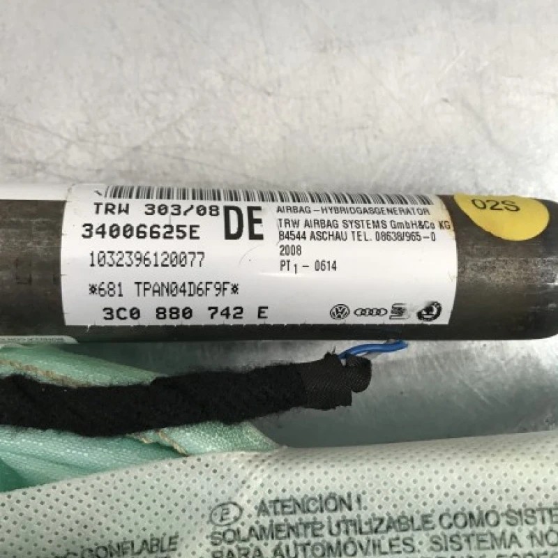 Airbag cortina dreapta / Volkswagen Passat B7 2012 / Interior