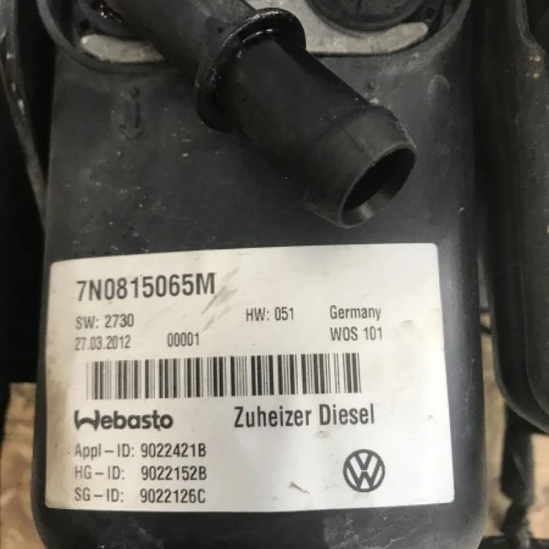 Webasto / Volkswagen Sharan 7N 2012 / Climatizare