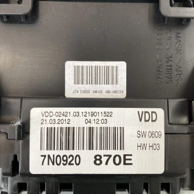 Ceas bord / Volkswagen Sharan 7N 2012 / Audio si electronice