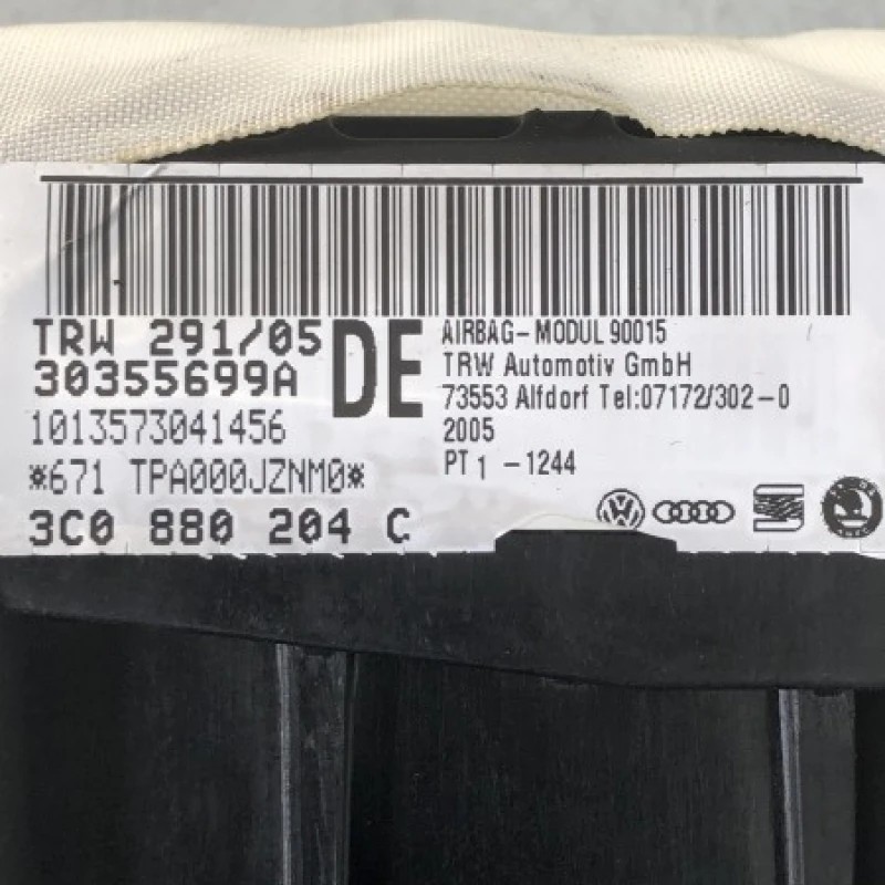 Airbag pasager / Volkswagen Passat B6 2006 / Interior