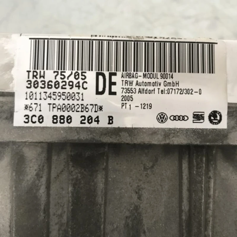 Airbag pasager / Volkswagen Passat B6 2006 / Interior