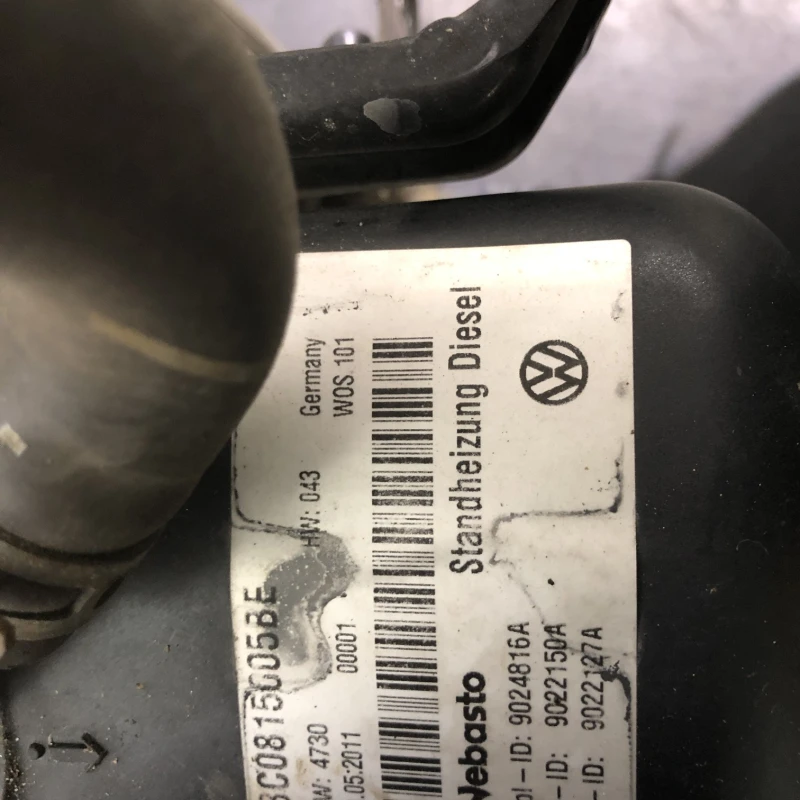 Webasto / Volkswagen Passat B7 2012 / Climatizare
