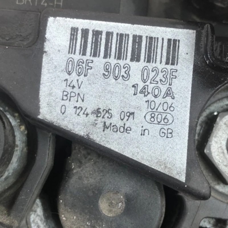 Alternator / Volkswagen Passat B6 2006 / Motor, racire si evacuare