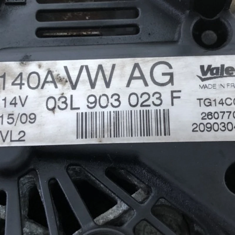 Alternator / Volkswagen Golf MK6 2009 / Motor, racire si evacuare