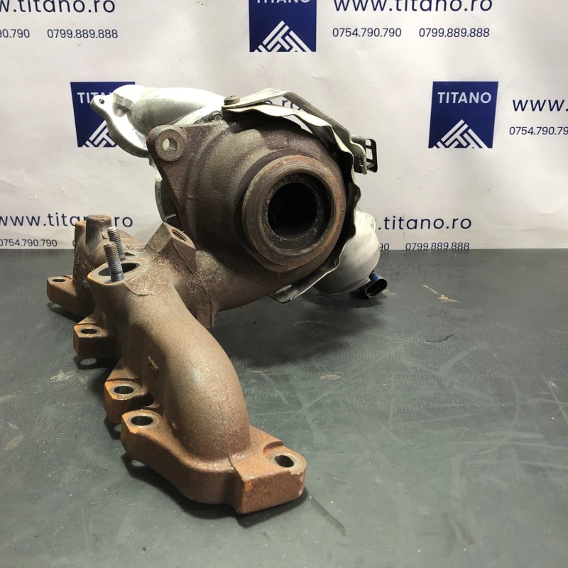Turbosuflanta turbo turbina / Volkswagen Passat B7 2013 / Motor, racire si evacuare
