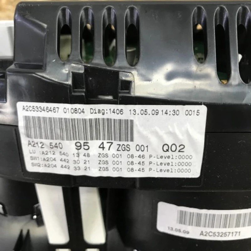 Ceas bord / Mercedes-Benz E Class W212 2009 / Interior