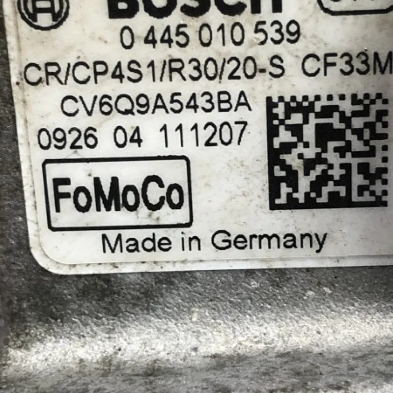 Pompa de injectie / Ford Fiesta MK6 2012 / Motor, racire si evacuare