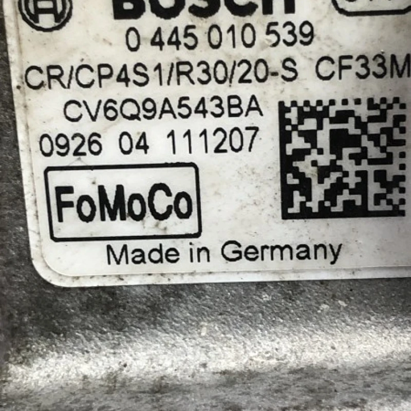 Pompa de injectie / Ford Fiesta MK6 2012 / Motor, racire si evacuare