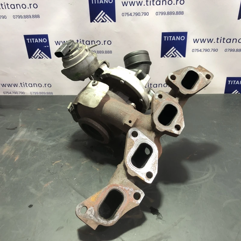 Turbosuflanta turbo turbina / Volkswagen Passat B7 2012 / Motor, racire si evacuare