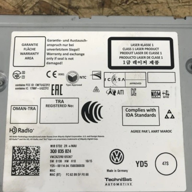 Multi-media sistem navigatie / Volkswagen Passat B8 2016 / Audio si electronice