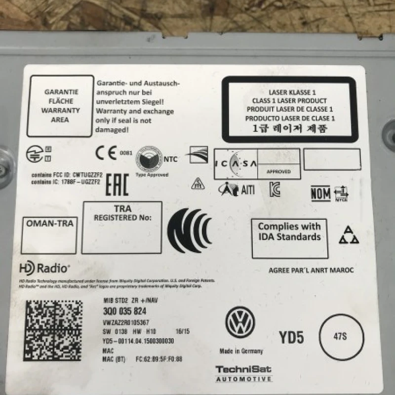Multi-media sistem navigatie / Volkswagen Passat B8 2016 / Audio si electronice
