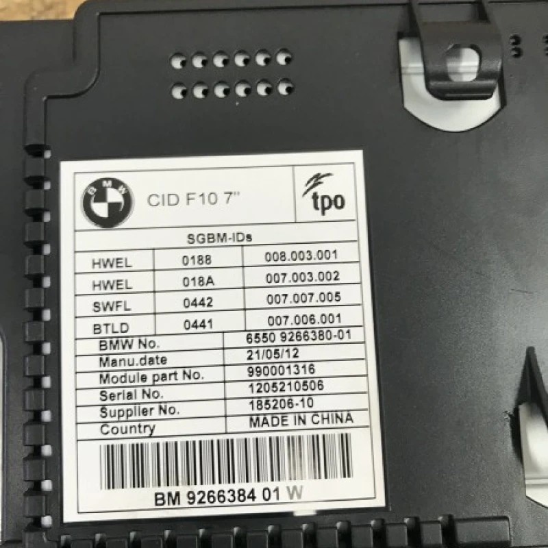 Display bord / BMW Seria 5 F11 2012 / Interior